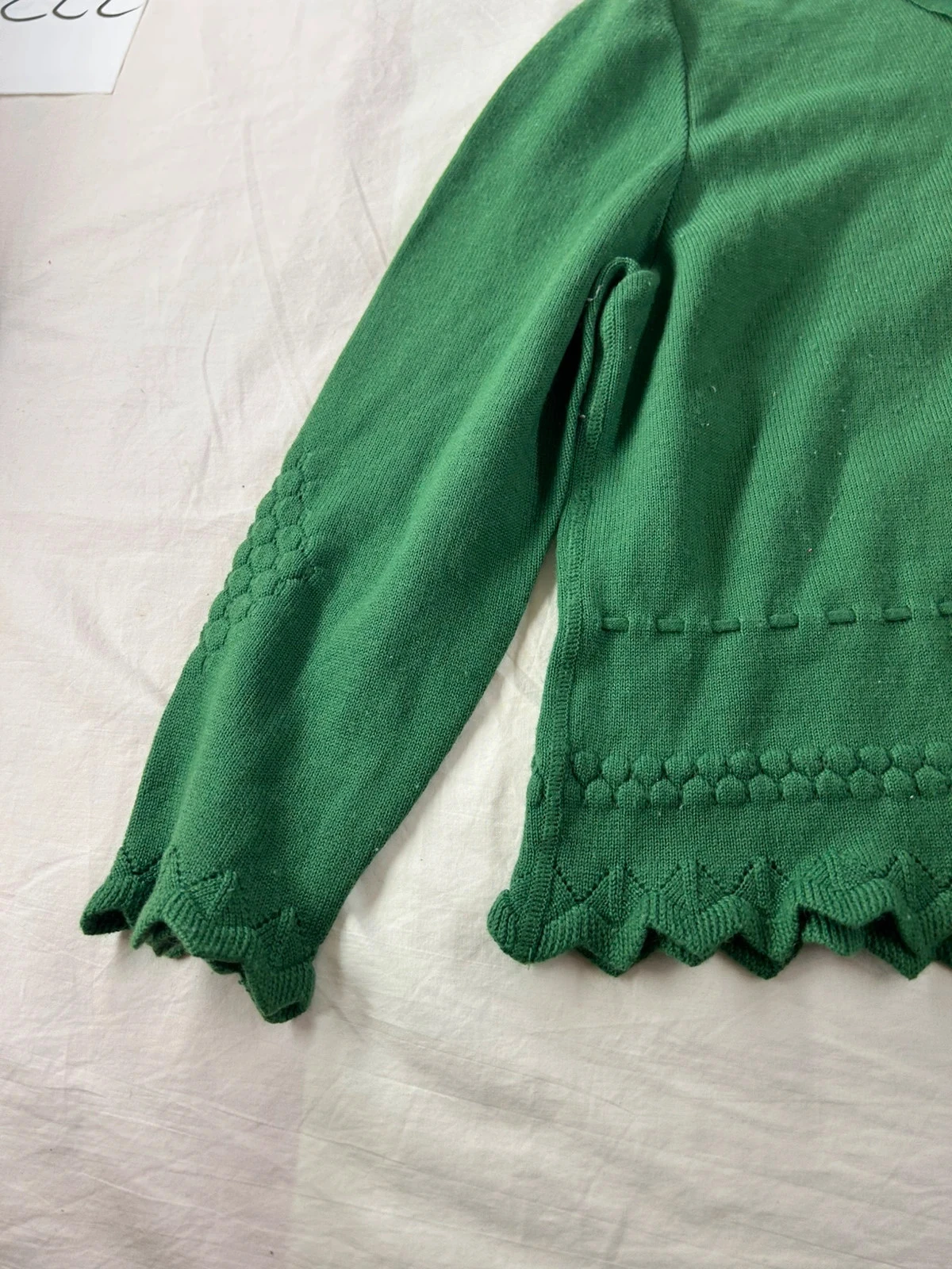Donkergroen DEVERNOIS PARIS wolblendmark-vest – photo 6